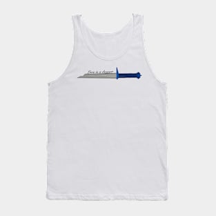 Love is a dagger Tank Top